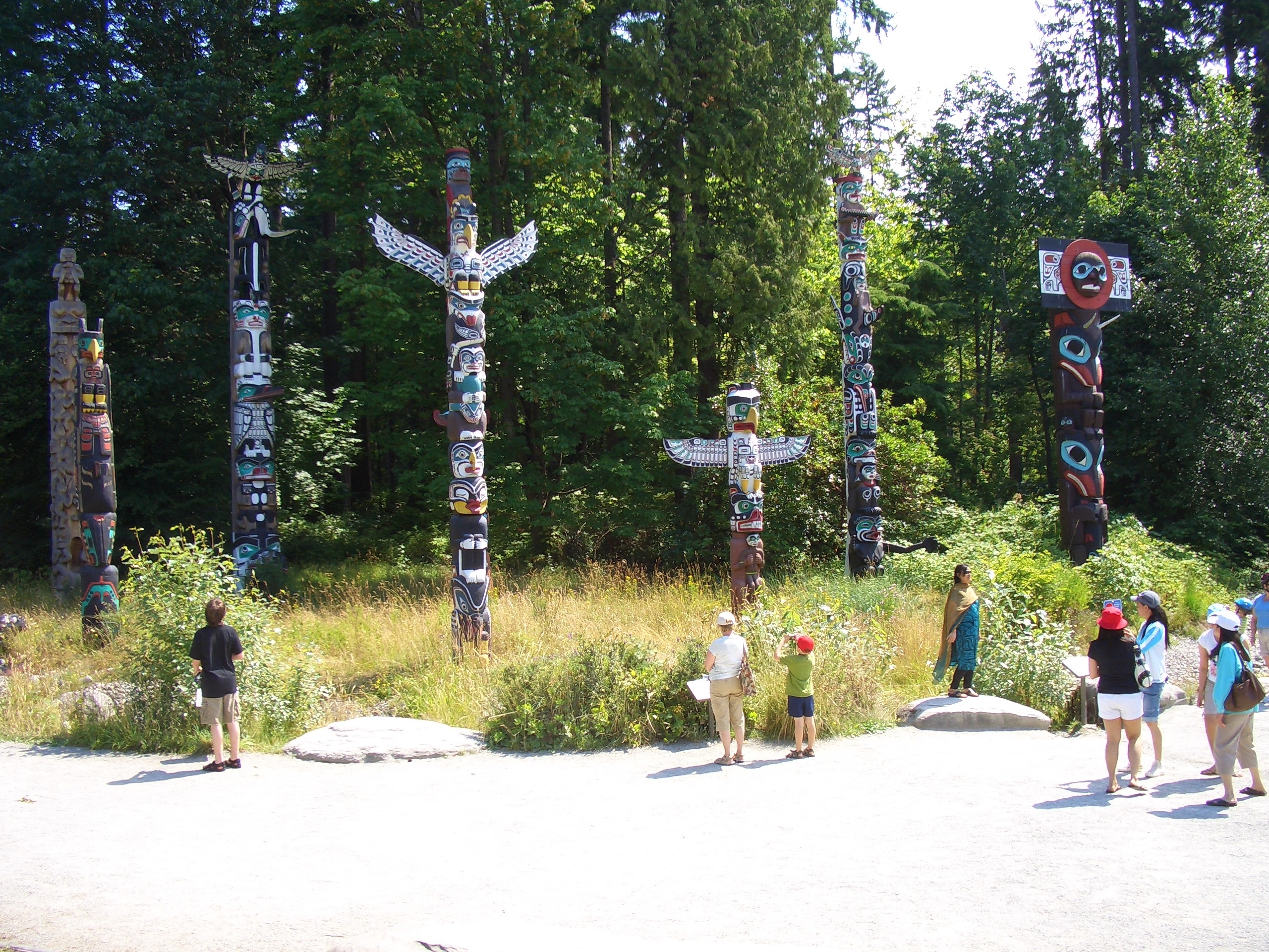 Totems in Stanley park